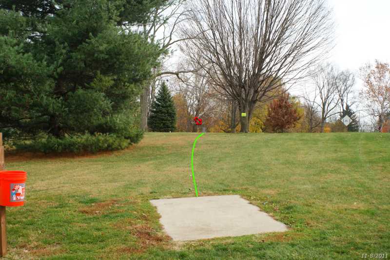 Montgomery County Disc Golf Club Hole 6