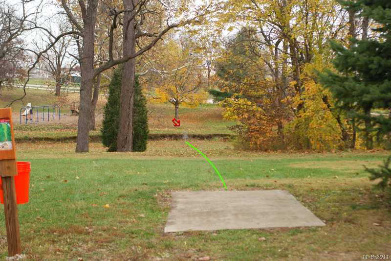 Montgomery County Disc Golf Club Hole 7