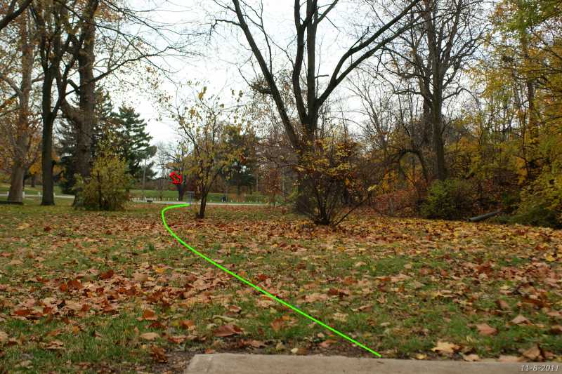 Montgomery County Disc Golf Club Hole 8