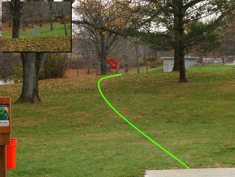 Montgomery County Disc Golf Club Hole 10