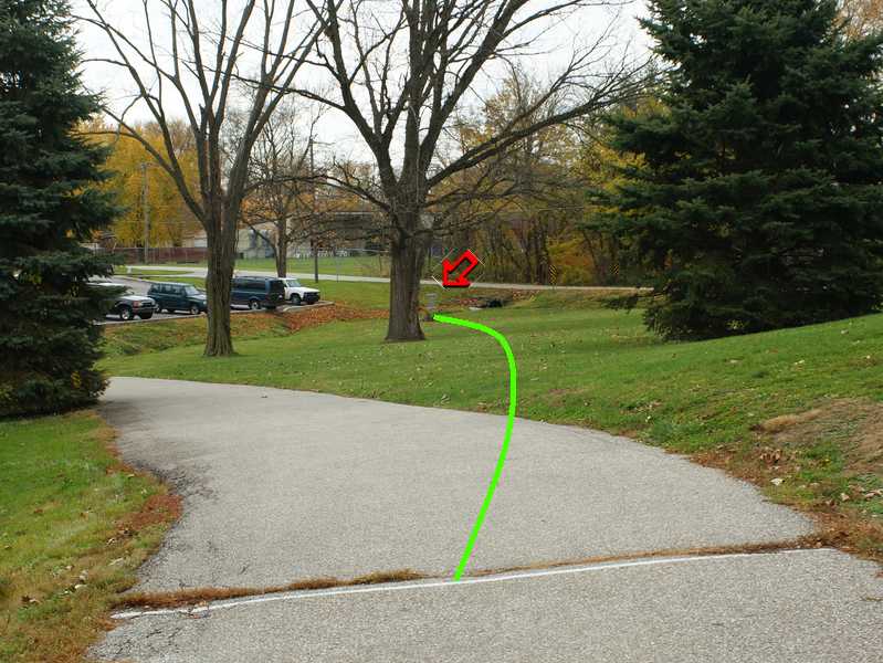 Montgomery County Disc Golf Club Hole 12