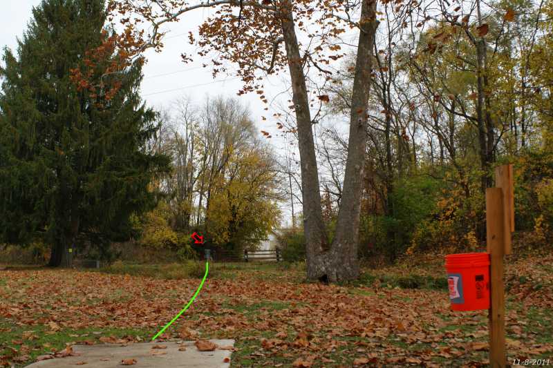 Montgomery County Disc Golf Club Hole 16