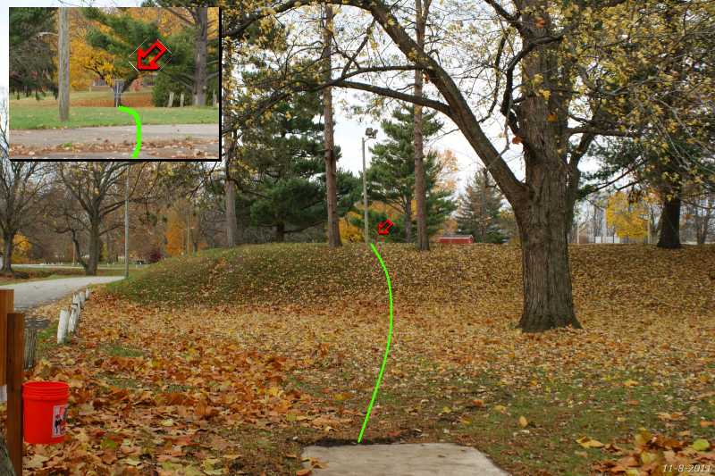 Montgomery County Disc Golf Club Hole 17