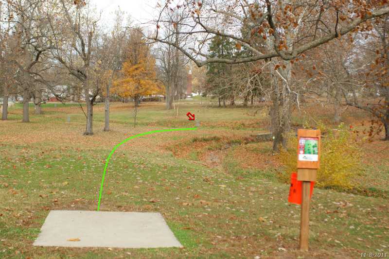 Montgomery County Disc Golf Club Hole 21a